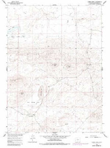 7.5' Topo Map of the Larsen Knoll, WY Quadrangle