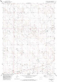 7.5' Topo Map of the Lassen Creek, WY Quadrangle