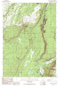 7.5' Topo Map of the Lewis Canyon, WY Quadrangle
