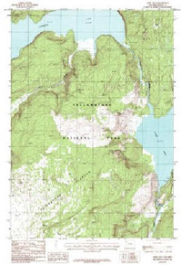 7.5' Topo Map of the Lewis Falls, WY Quadrangle