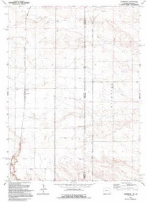 7.5' Topo Map of the Lindbergh, WY Quadrangle