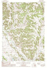 7.5' Topo Map of the Linden, WY Quadrangle