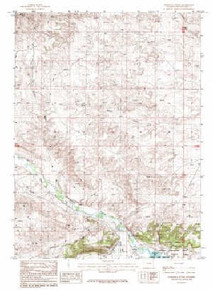 7.5' Topo Map of the Linwood Canyon, WY Quadrangle