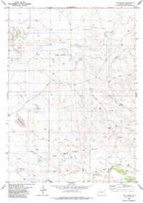 7.5' Topo Map of the Lion Creek, WY Quadrangle