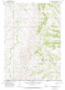 7.5' Topo Map of the Little Bear Creek, MT Quadrangle