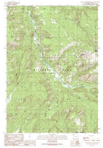 7.5' Topo Map of the Little Saddle Mountain, WY Quadrangle