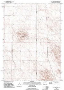 7.5' Topo Map of the Lone Sand Hill, WY Quadrangle