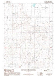 7.5' Topo Map of the Lost Creek Butte, WY Quadrangle