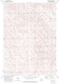 7.5' Topo Map of the Bear Draw, WY Quadrangle
