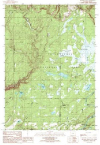 7.5' Topo Map of the Bechler Falls, WY Quadrangle