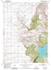 7.5' Topo Map of the Benton Basin, WY Quadrangle