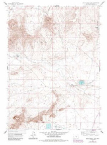 7.5' Topo Map of the Beulah Belle Lake, WY Quadrangle