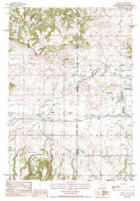 7.5' Topo Map of the Beulah, WY Quadrangle