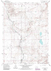 7.5' Topo Map of the Big Charlie Lakes, WY Quadrangle