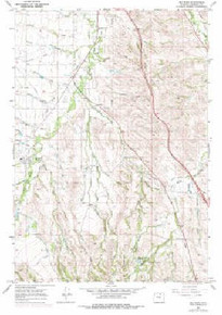 7.5' Topo Map of the Big Horn, WY Quadrangle