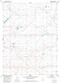 7.5' Topo Map of the Big Judson, WY Quadrangle