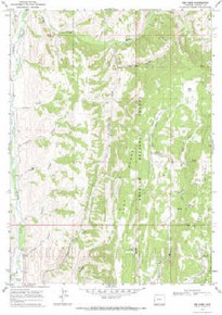 7.5' Topo Map of the Big Park, WY Quadrangle