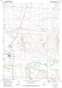 7.5' Topo Map of the Big Piney East, WY Quadrangle