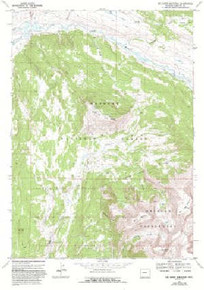 7.5' Topo Map of the Big Sheep Mountain, WY Quadrangle