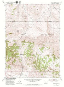 7.5' Topo Map of the Birdseye Pass, WY Quadrangle