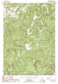 7.5' Topo Map of the Black Hills, WY Quadrangle