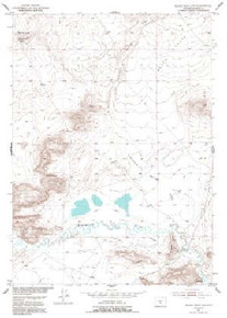 7.5' Topo Map of the Black Rock Gap, WY Quadrangle