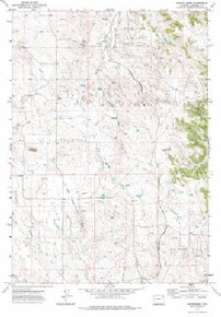 7.5' Topo Map of the Coyote Draw, WY Quadrangle
