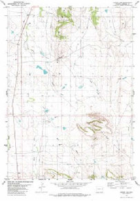 7.5' Topo Map of the Coyote Gap, WY Quadrangle
