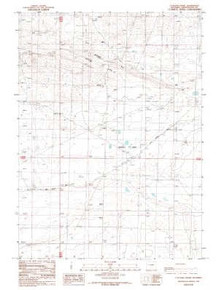 7.5' Topo Map of the Cyclone Draw, WY Quadrangle