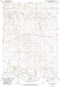 7.5' Topo Map of the Darlington Draw East, WY Quadrangle