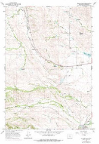 7.5' Topo Map of the Dayton North, WY Quadrangle