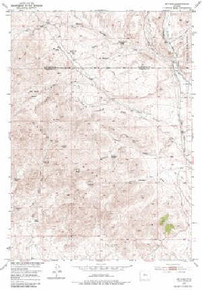 7.5' Topo Map of the De Pass, WY Quadrangle