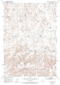 7.5' Topo Map of the Dead Indian Hill, WY Quadrangle