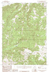 7.5' Topo Map of the Dead Indian Meadows, WY Quadrangle