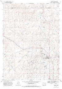 7.5' Topo Map of the Midwest, WY Quadrangle