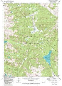 7.5' Topo Map of the Dickinson Park, WY Quadrangle