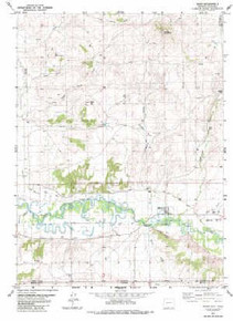 7.5' Topo Map of the Dixon, WY Quadrangle