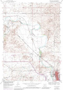 7.5' Topo Map of the Douglas, WY Quadrangle