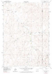 7.5' Topo Map of the Dry Fork Ranch, WY Quadrangle