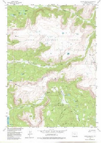 7.5' Topo Map of the Dundee Meadows, WY Quadrangle