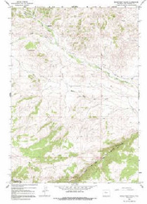 7.5' Topo Map of the Eagle Nest Ranch, WY Quadrangle