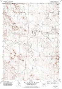 7.5' Topo Map of the Eagle Rock, WY Quadrangle