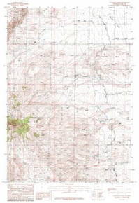 7.5' Topo Map of the Eaglenest Basin, WY Quadrangle