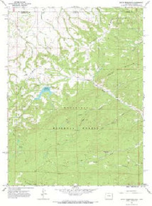 7.5' Topo Map of the Eaton Reservoir, CO Quadrangle