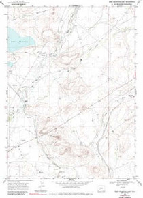 7.5' Topo Map of the Eden Reservoir East, WY Quadrangle