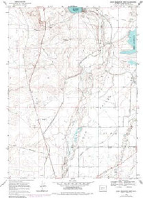 7.5' Topo Map of the Eden Reservoir West, WY Quadrangle