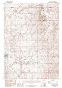7.5' Topo Map of the Edgerton, WY Quadrangle