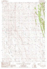 7.5' Topo Map of the Edith Creek, WY Quadrangle
