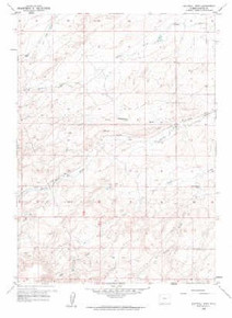 7.5' Topo Map of the Eightmile Draw, WY Quadrangle