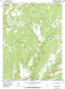 7.5' Topo Map of the Elizabeth Mountain, UT Quadrangle